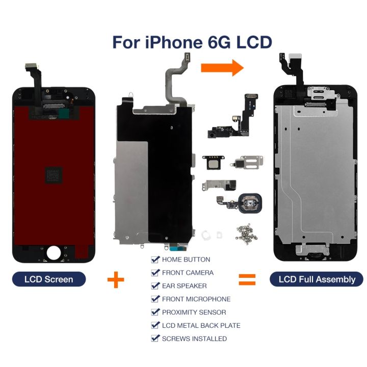 Complete%20LCD%20For%20iPhone%205%205S%205C%206%206S%207%208%20Plus%20Touch%20Screen%20Display%20Digitizer%20Full%20Assembly%20+Camera%20Grade%20-%20Image%202