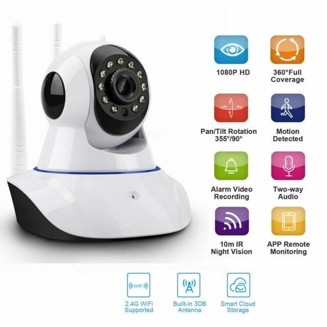 Wireless 360° Rotate CCTV Home Security IP Cam Cloud Network HD Camera Night Vision WIFI camera
