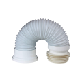 Toilet connection pipe flexible with universal connection. 