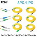 FC LC SC/APC To SC/UPC Fiber Jumper Optical Fiber Patch Cord Single Mode Cable power cable 1M-40m High Quality Fiber Patch Cable. 