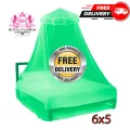 Mosquito Net for Twin Bed (6x5) Square Framed. 