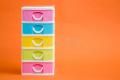Mini Plastic Drawer Set 5 Drawers. 