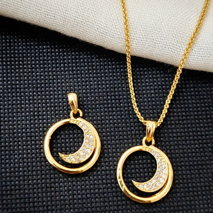 Gold%20Plated%20Guaranteed%20Women%20Chain%20&%20Pendant%2018inch%20Necklace%20Korean%20Stylish%20Wedding%20Party%20Gifts%20Fashion%20Jewellery%E2%80%8B%20-%20Image%208