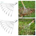Gardening Rake Head Turf Rake Head Weeding Tool Versatile Thatch Rake Head Leaf Rake Head for Backyard Leveling Mulch Roof Flower Beds Patio. 