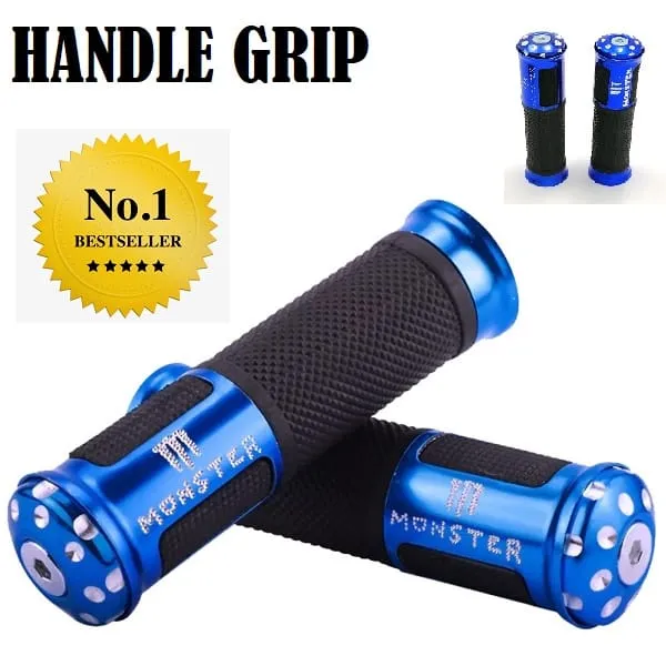 1%20Pair%20MONSTER%20Motorcycle%20Handle%20Grip%20,%20High%20Quality%20Universal%20Handle%20Grip%20/%20Handle%20Bar%20BLUE%20COLOR%20-%20Image%202