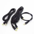 12V Male To Male Power DC Power Cord Adapter Extension Cable 0.5m 1.5m 3m CCTV Camera Extend Wire 5.5*2.5mm Plug Supply. 