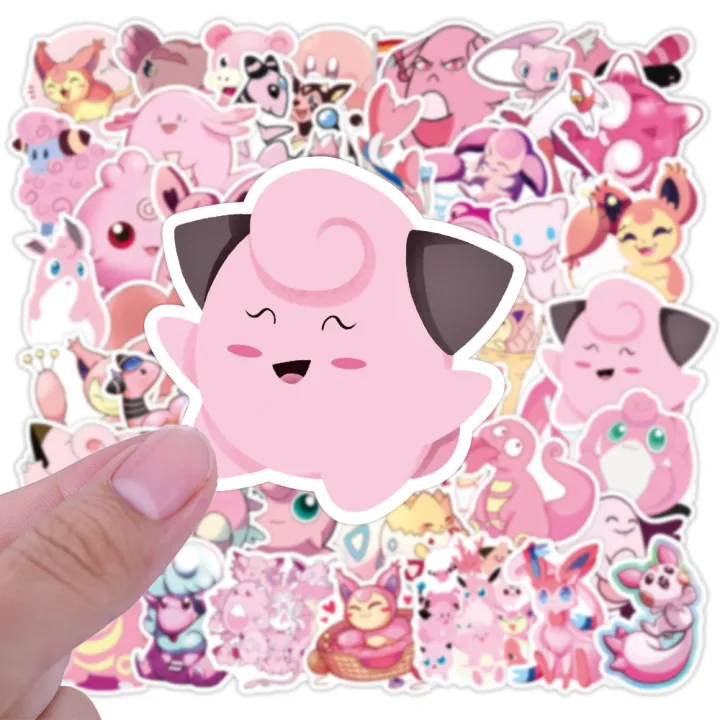 %E3%80%90Exclusive%20Offer%E3%80%9110/50PCS%20Kawaii%20Pink%20Pokemon%20Stickers%20Cartoon%20Girl%20Gift%20stikers%20Waterproof%20Skateboard%20Guitar%20Laptop%20Luggage%20Sticker%20Kids%20Toys%20-%20Image%205