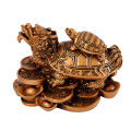 Feng Shui Dragon Lucky Chinese Turtle Tortoise Craft Statue Fortune Ornaments. 