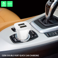 Denmen DZ06 3.1A Dual Charging Port Car Charger Auto ID Short Circuit Protection USB Mobile Car Charger. 