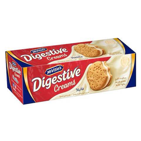 Mcvities Digestive Biscuit Creams Vanilla 100g