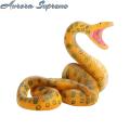 Simulation Snake Solid Model Golden Python Model Figure Animal Model Toy. 