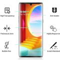 3D Curved Screen Protector For LG Wing 5G Tempered Glass Full Coverage Cover Fingerprint Unlock Protective Film For LG Velvet. 