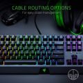 Razer BlackWidow Mechanical Keyboard 2019 Gaming Office 104 Keys RGB Green Switches Wired Keyboard Black. 
