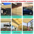 Outdoor Sun Shade Net Anti-UV HDPE Beige Garden Buildings Shelter Gazebo Pergola Sunshade Sail Balcony Furniture Canopy. 