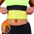 Women's Waist Trimmer Abdominal Slimming Belt - Large Size Slimming Waist Trainer Women Tracksuit Fat Burning Hot SPA Sportes Workout Thermal Sweat Sauna Neoprene Body Belt Girdles. 