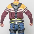 Outdoor Protective Equipment Upper Body Shoulder Strap Mountaineering Safety Belt Climbing Belt Downhill Rescue. 