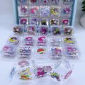 【Exclusive Offer】30pcs Sanrio Cinnamoroll My Melody Kuromi Transparent Peas Stickers Storage Box Children Diy Decorative Materials Stickers. 