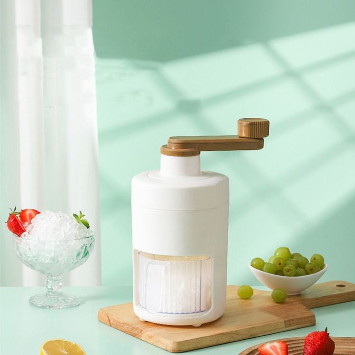 Creative Portable Mini Shaved Ice Machine with Ice Cube Mold Hand ...