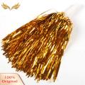 SuperRide Metallic Foil Pom Poms Shine with 2pcs Metallic Cheerleader Pompoms Perfect for Sports Events Dancing Atmosphere Props Non-slip Handle Hand Flowers Pom Poms for Ultimate Fun Dance Team Pom. 