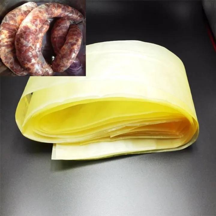 6 s/Lot Large Casings for Sausage Salami Each Length:100cm Wide:75mm ...