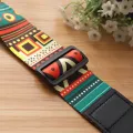 [ammoon]Electric Guitar Polyester Straps Ethnic Style Ballad Acoustic Guitars Bass Belt Musical Instrument Accessory. 