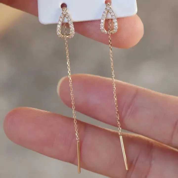 Drop%20Ear%20Line%20Long%20Hanging%20Earrings%20For%20Women%20Rose%20Zircon%20Crystal%20Piercing%20Threader%20Earing%20Ear%20Accessories%20Jewelry%20-%20Image%208