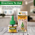 Herbal Strategi Mosquito Repellent Vaporizer Liquid - 40ml (Machine & Refill) | 100% Herbal | Baby-Safe, Skin-Safe, Pet-Friendly| Eco-friendly, Non-toxic (FROM INDIA)NUZ. 