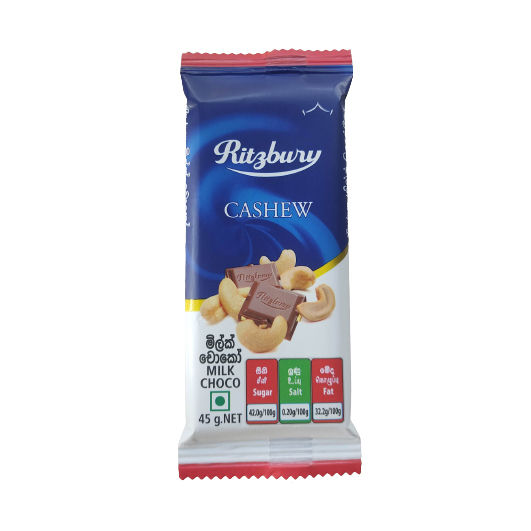 Ritzbury Cashew Chocolate 45G