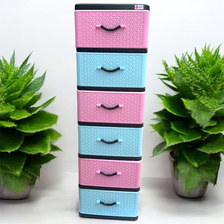 Colorful%206-Drawer%20Plastic%20Baby%20Organizer%20%E2%80%93%20Compact%20Storage%20Cupboard%20-%20Image%202