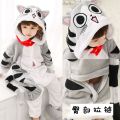 Kigurumi Cat Onesies Kids Unicorn Pajamas For Children Animal Cartoon Blanket Sleepers Baby Costume Winter Boy Girl Jumspuit. 