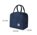 Insulated Lunch Tote - 23x13x21cm Bag with 7L Capacity for Hot or Cold Meals, Insulated Lunch Box bag. 