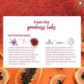Plum Saffron & Papaya Glow Bright Face Wash 100ML. 