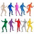 Spandex Tights Suit Full Jumpsuit Adult Unisex Tights Suit Costume Stretchy Disappearing Man Bodysuit Halloween Cosplay Dropship. 