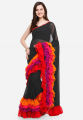 Ruffle Saree Women's Indian Saree Women's Ruffle Saree Women's Anarkali Saree Women's Ruffle Saree Women's Anarkali Saree. 