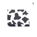 Kawaii Cow Print Wallet Women Short Card Holder Wallet Women Coin Purse Wallet. 