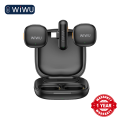 WIWU AI DUO WIRELESS MICROPHONE TYPE C BLACK (WI-WM006), (12 MONTH). 
