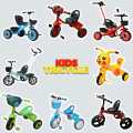 Kids Baby Toddler Tricycle Bike. Three Wheel Bicycle for kids - Random Colors. 
