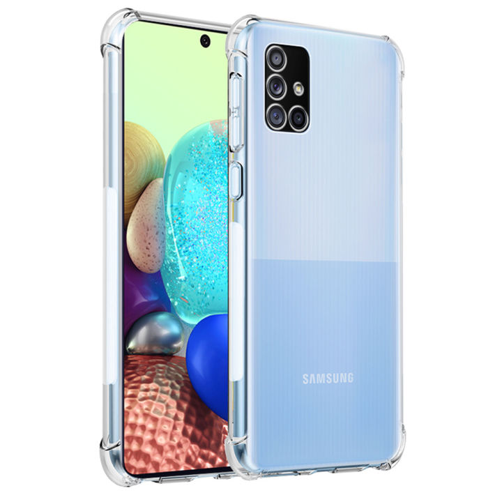 For%20Samsung%20Galaxy%20A51%205G%20Transparent%20Soft%20Gel%20TPU%20Reinforced%20Corners%20Cushion%20Bumper%20Shockproof%20Drop%20Protection%20Case%20Cover%20-%20Image%204