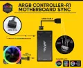 Armaggeddon Tessaraxx Command - 8.2R ARGB Controller Compatible with ASUS / MSI / Gigabyte MotherBoard. 