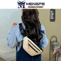 MENSPE Sports Bag Waist Bag Chest Bag Crossbody Chest Bag  Multi-Functional Fitness Bag Small Waist Pouch Waterproof Wear-Resistant Waist Bag with Adjustable Strap for Workout Running. 