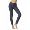 Women/ Ladies/ Girls Stretchy High Waist Cotton Polyester Mix Denim Legging / Leggins / Close-Fitting Trousers / Tights In Denim Color In S, M, L, Xl, Xxl Sizes. 