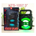 KTS -1057 Bluetooth Wireless Portable Speaker With High Quality Sound / Supports FM Radio And External SD Card. 