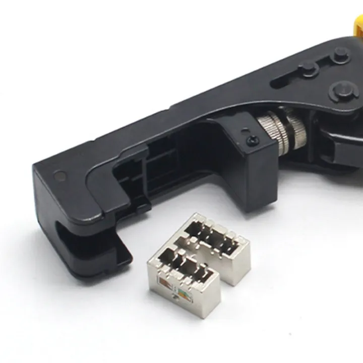 Rotary Cutter Rj45 RJ45 Network Nodule Crimping Pliers Wire Cutter With Cat5E Cat6 Cat7 ...