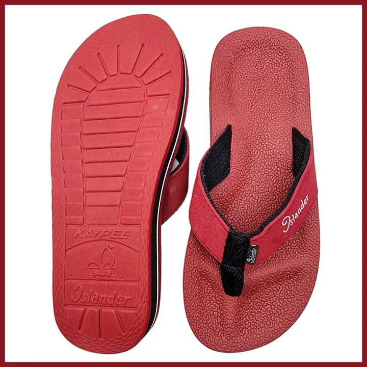 Islander%20'Maroon'%20Men's%20Non-slip%20rubber%20soles%20100%25%20Authentic%20and%20Original%20colored%20slippers%20(Makapal)%20-%20Image%205