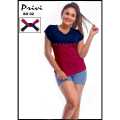 Privi Fashion Stylish And Fashionable High Quality Tie Knot Tee for Women. 