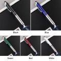 High Quality With LED Light Multi-function Pen Metal 3-in-1 Capacitive Pen Writing Supplies Tool Pen School Office. 