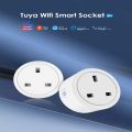 TUYA 20A UK Plug WIFI Smart Socket With Power Monitor Voice Control Timing Work with Alexa Google Smart life. 