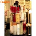 Diamond pattern rotation makeyp box Crystal Acrylic Skin care storage box Organizer makeup holder Cosmetic display Stand Rack. 