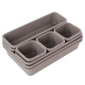 Plastic Drawer Storage Box Home Free Compartment Multi combination Divided Drawer Storage Boxes Kitchen Storage Organizer Three Size. 