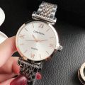 Stainless Steel Luxury Ladies Watch Quartz Analog Business Chain Casual Wrist Dial Watches For Women Girls 181304498 TecZone LK. 